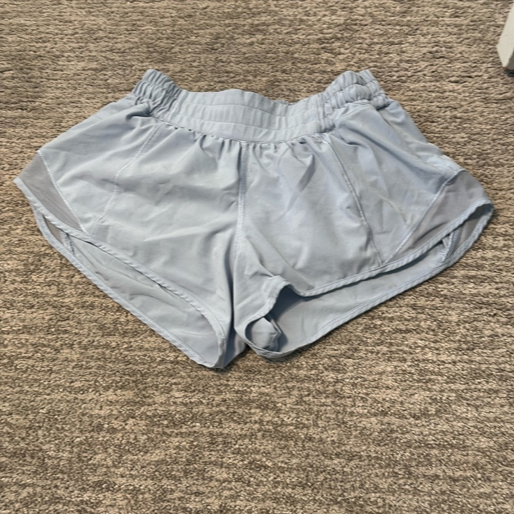 Blue size 4 lululemon shorts